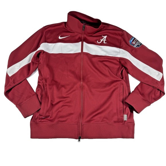 Nike Alabama Crimson Tide 2012 BCS National Championship Jacket Men’s L Dri-FIT - Picture 1 of 15
